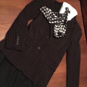 Classic Black pinstriped Blazer